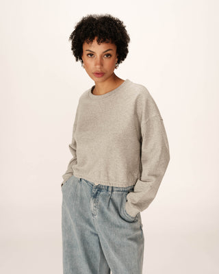 SWEATSHIRT GRIS PODIUM