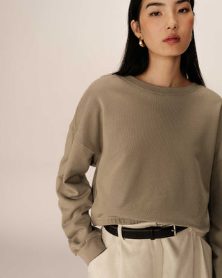 SWEATSHIRT VERT PODIUM