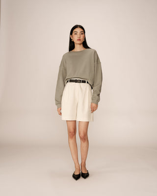 SWEATSHIRT VERT PODIUM
