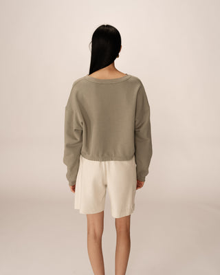 SWEATSHIRT VERT PODIUM
