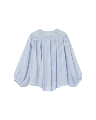 BLOUSE BLEU POESIE