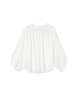 Transparent fluid blouse ecru Poesie