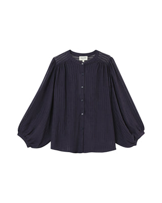BLOUSE MARINE POESIE