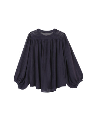BLOUSE MARINE POESIE