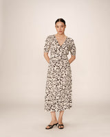 Robe longue droite noir Poldie