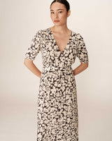 Robe longue droite noir Poldie