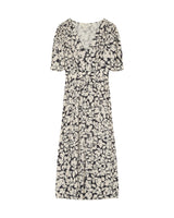Robe longue droite noir Poldie
