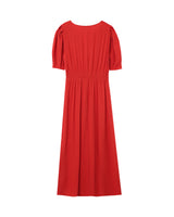 Robe longue droite terracotta Poldie
