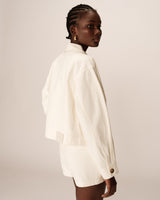 Utility style jacket ecru Polette