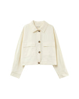 Utility style jacket ecru Polette