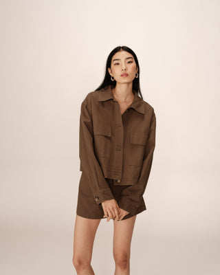 VESTE KAKI POLETTE