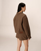 Utility style jacket khaki Polette