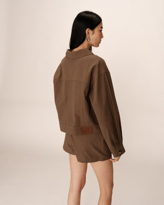 VESTE KAKI POLETTE