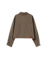 Utility style jacket khaki Polette