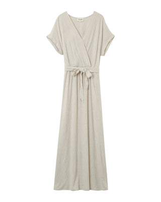 ROBE LONGUE BEIGE POLLEN