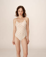 Body en dentelle ecru Polly