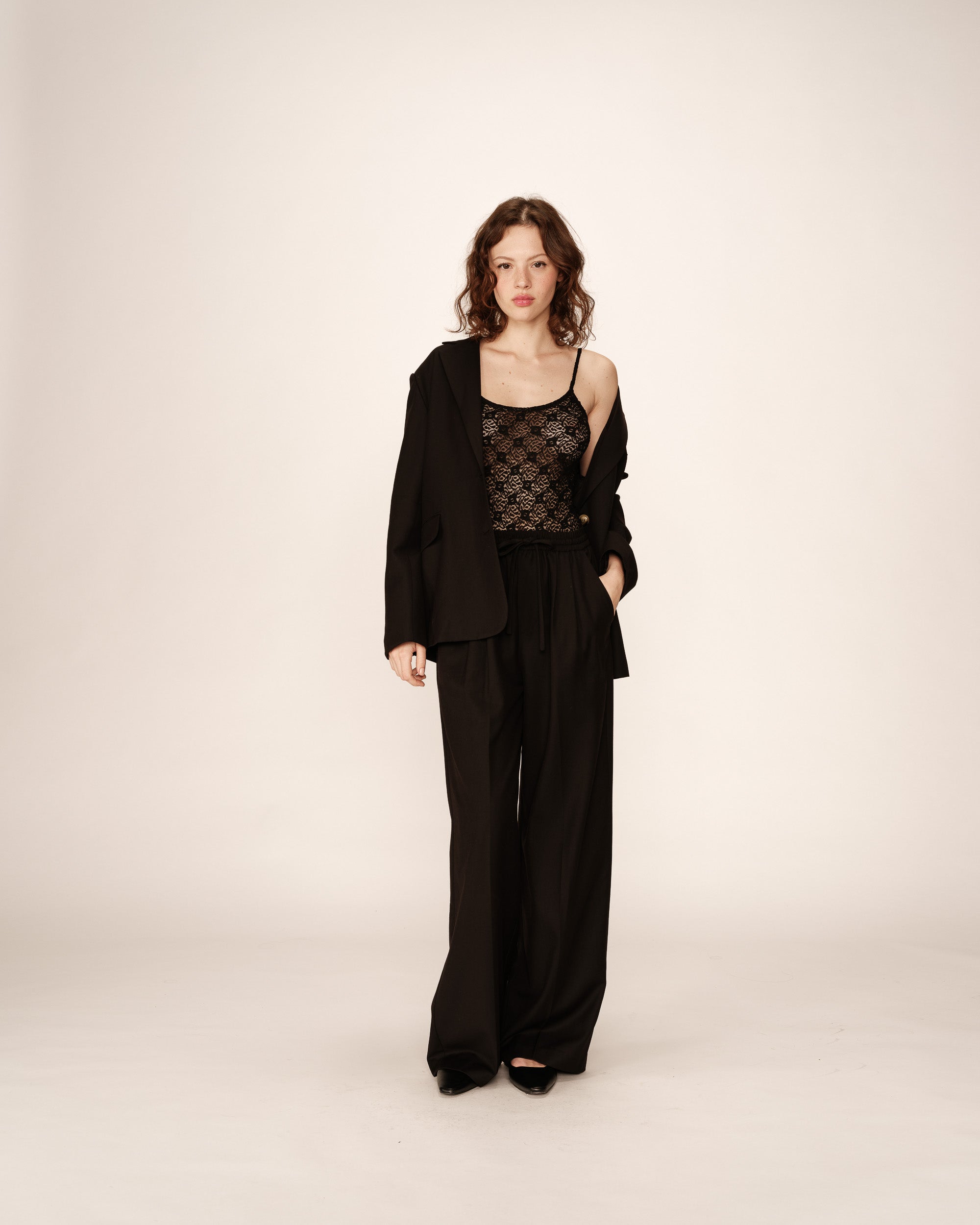 Body en dentelle noir Polly