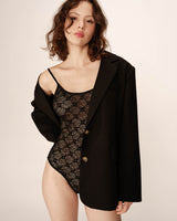 Body en dentelle noir Polly