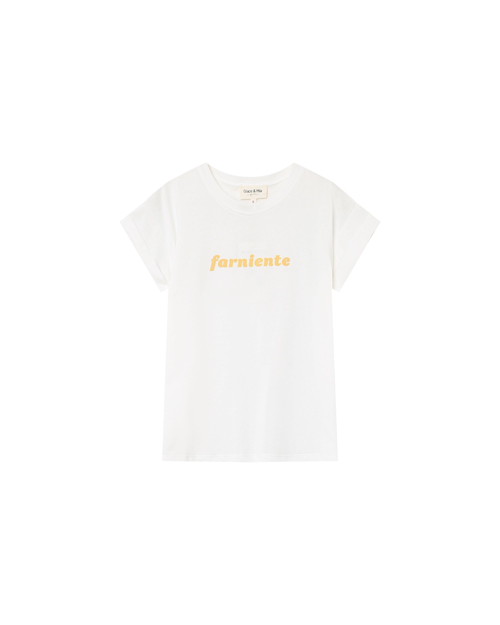 Message t-shirt yellow Pomelo_13150