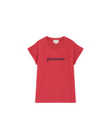 Message t-shirt terracotta Pomelo_13150