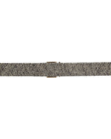 Ceinture tissee anthracite Pommier