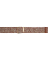 Woven belt chocolatee Pommier