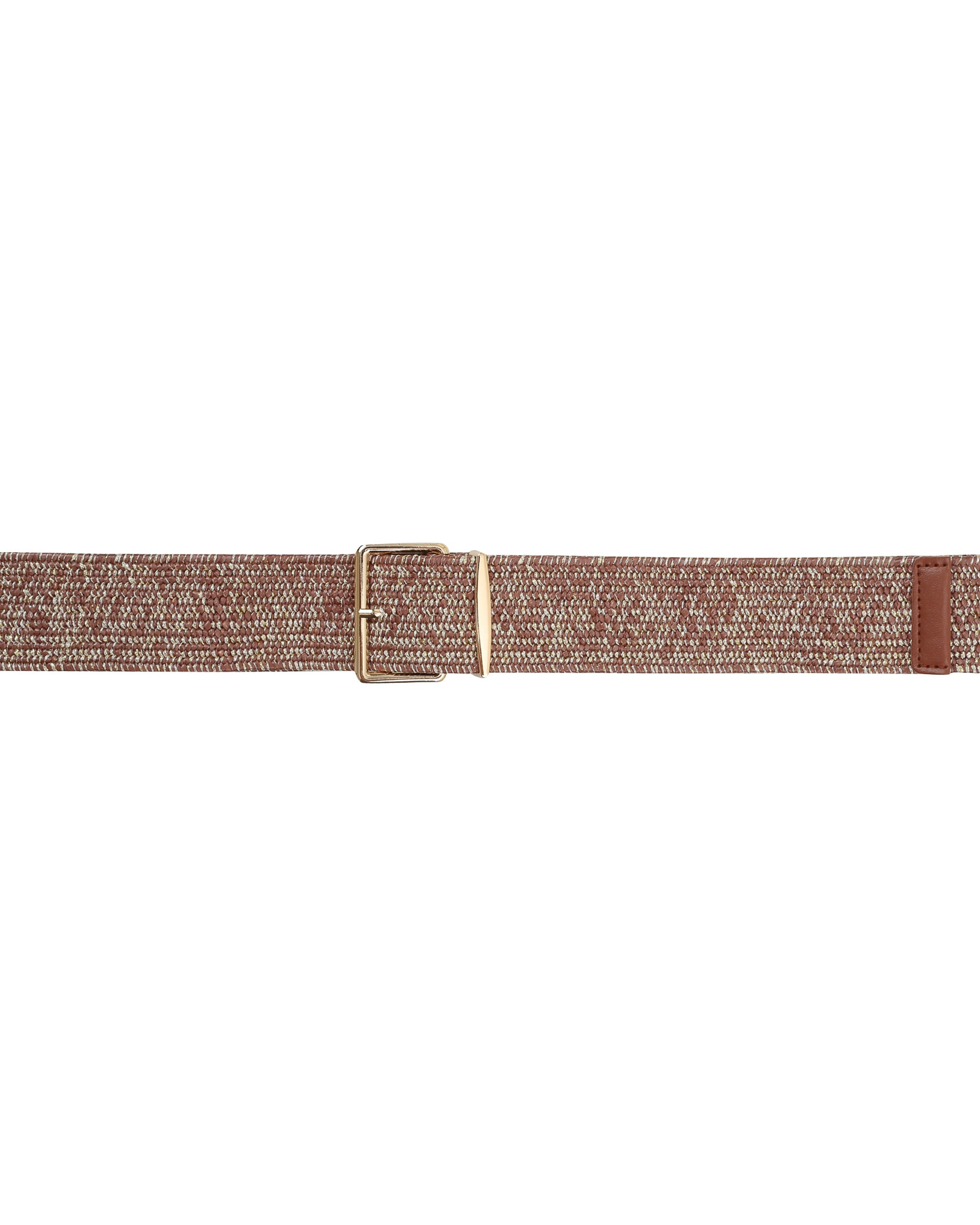 Woven belt chocolatee Pommier