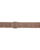 Woven belt chocolatee Pommier