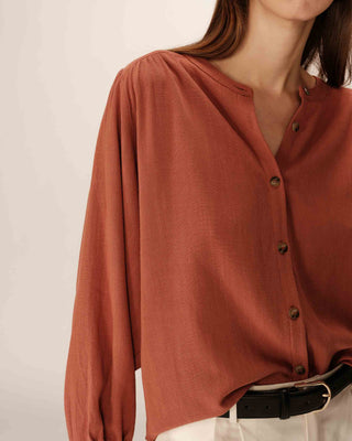 BLOUSE TERRACOTTA PORTRAIT