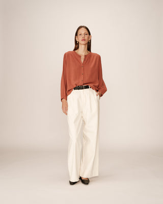 BLOUSE TERRACOTTA PORTRAIT