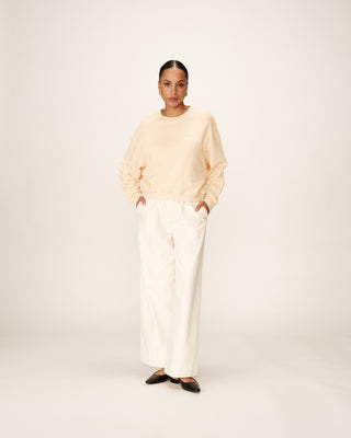 SWEATSHIRT BEIGE POSITIVE