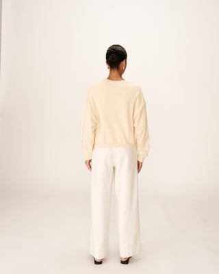 SWEATSHIRT BEIGE POSITIVE