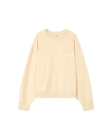 Oversized crop sweatshirt beige Positive
