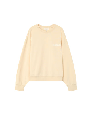 SWEATSHIRT BEIGE POSITIVE