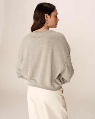 SWEATSHIRT GRIS POSITIVE