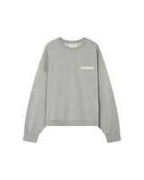 Oversized crop sweatshirt gray Positive