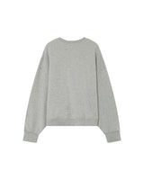Oversized crop sweatshirt gray Positive