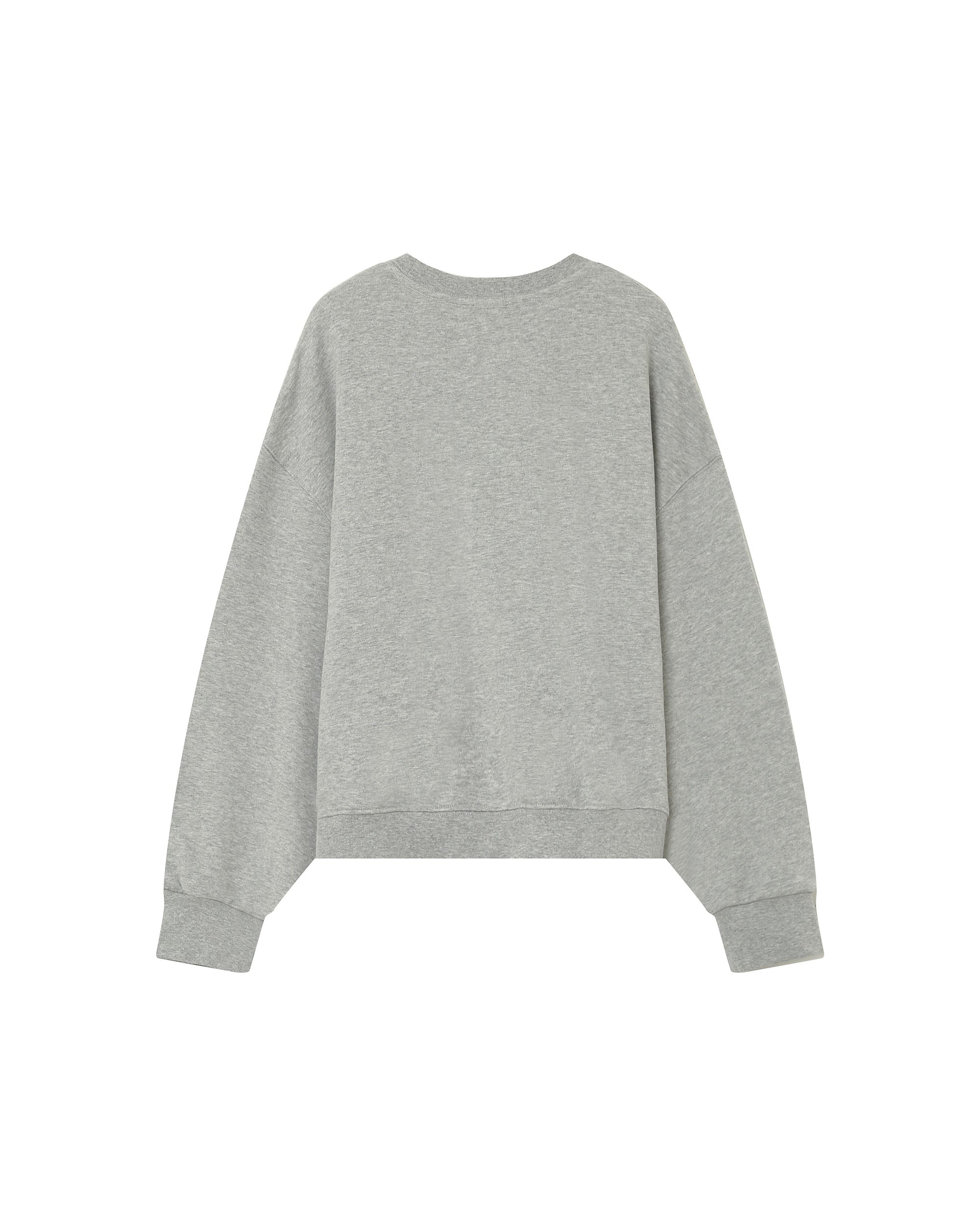 Oversized crop sweatshirt gray Positive