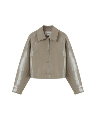 VESTE BEIGE POUDRE