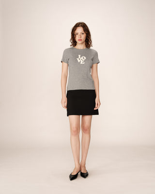 T-SHIRT BEIGE POUSSIN