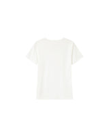 T-shirt message imprimé ecru Poussin