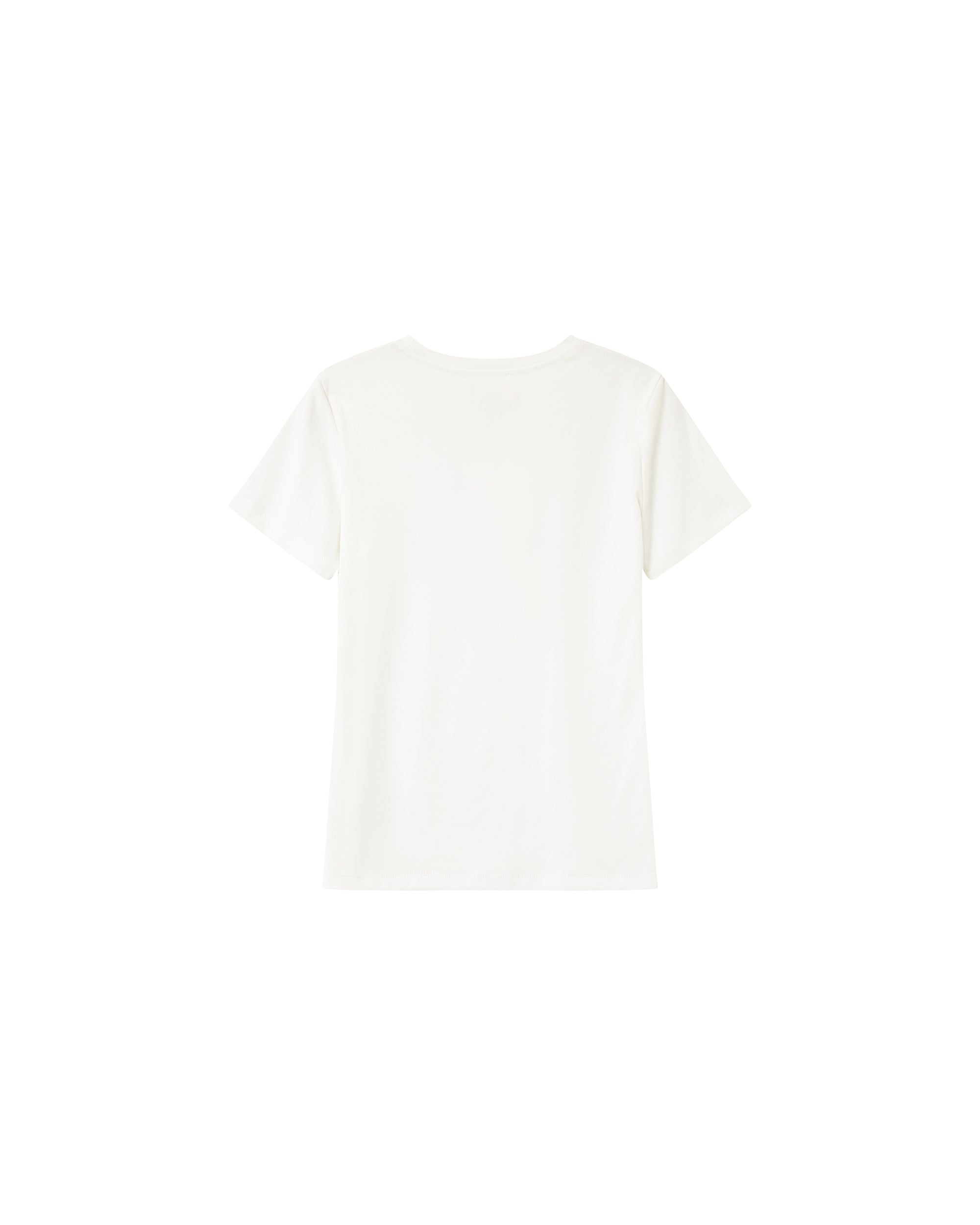 T-shirt message imprimé ecru Poussin