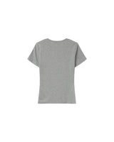 T-shirt message imprimé gris Poussin