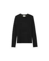 Transparent lace top black Prairie_13047