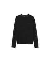 Transparent lace top black Prairie_13047