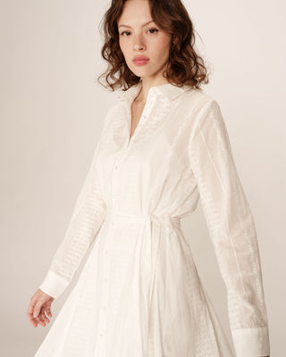 ROBE COURTE ECRU PRALINE