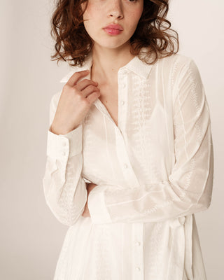ROBE COURTE ECRU PRALINE