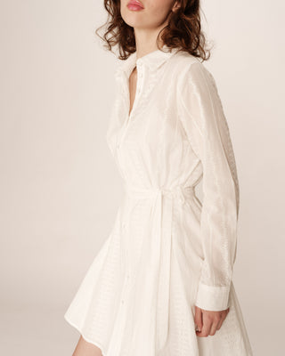 ROBE COURTE ECRU PRALINE