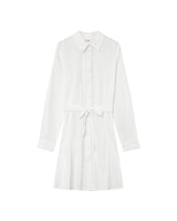 Robe chemise courte ecru Praline
