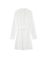 Robe chemise courte ecru Praline
